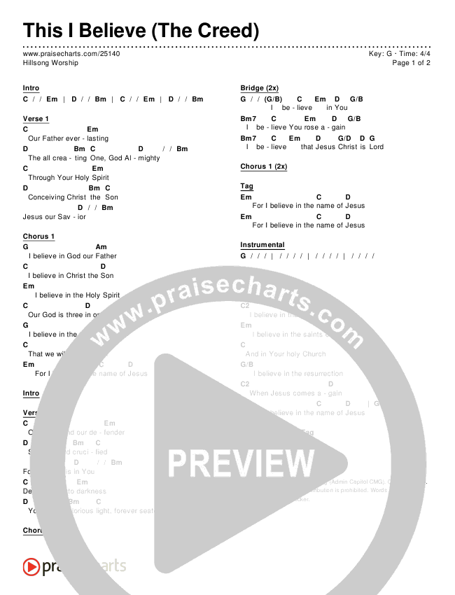 G Chart