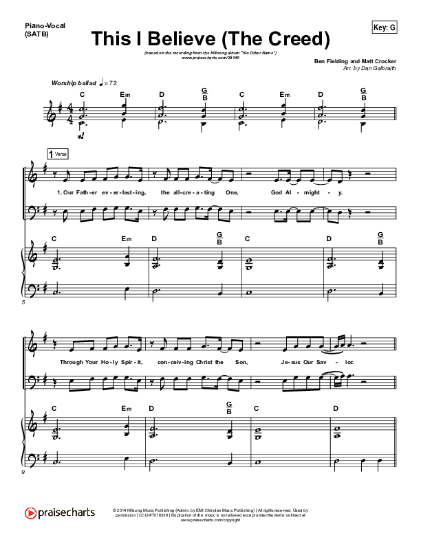 This I Believe (The Creed) Light Orchestration (Hillsong Worship)