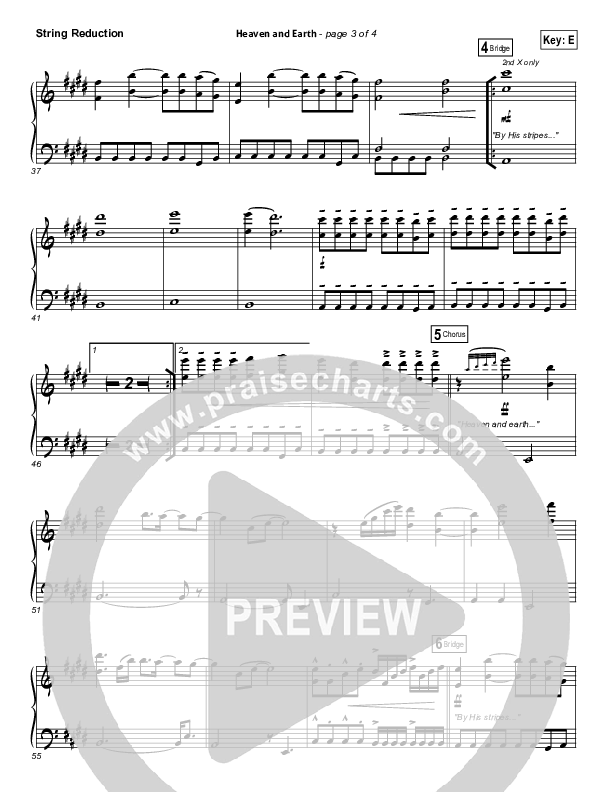 Heaven And Earth String Pack (Hillsong Worship)