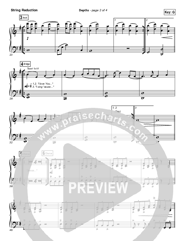 Depths String Pack (Hillsong Worship)