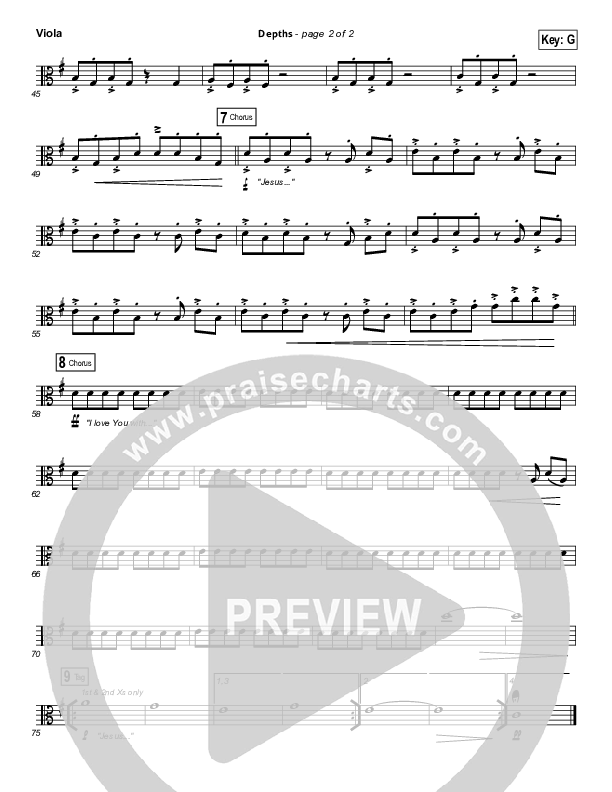 Depths Viola (Hillsong Worship)