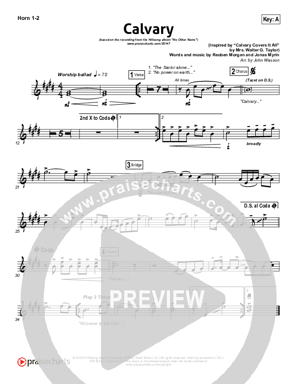 Calvary Brass Pack (Hillsong Worship)