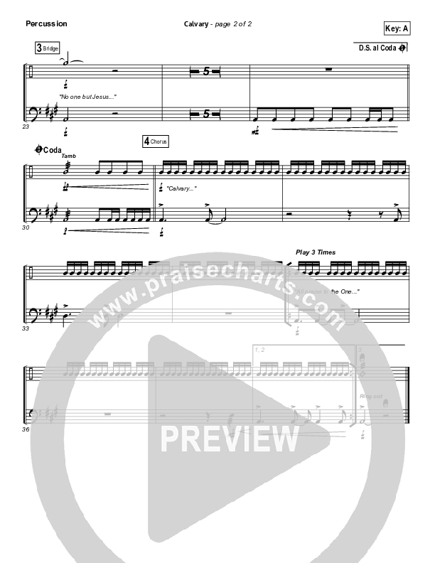 Calvary Percussion (Hillsong Worship)