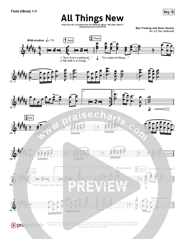 All Things New Wind Pack (Hillsong Worship)