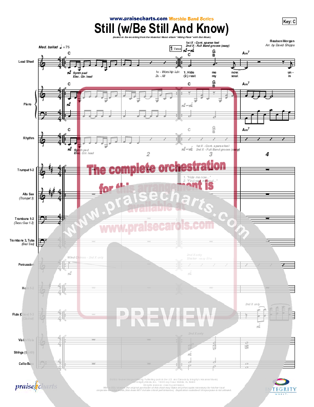 Still Conductor's Score (Don Moen)