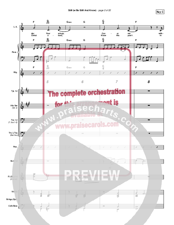 Still Conductor's Score (Don Moen)