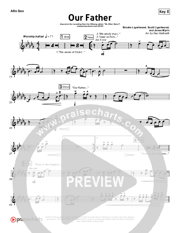 Our Father Wind Pack (Hillsong Worship)