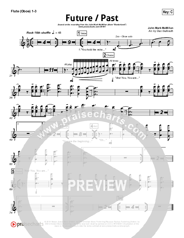Future Past Flute/Oboe 1/2/3 (John Mark McMillan)