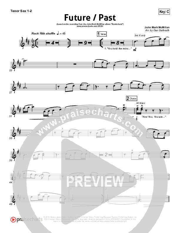 Future Past Tenor Sax 1/2 (John Mark McMillan)