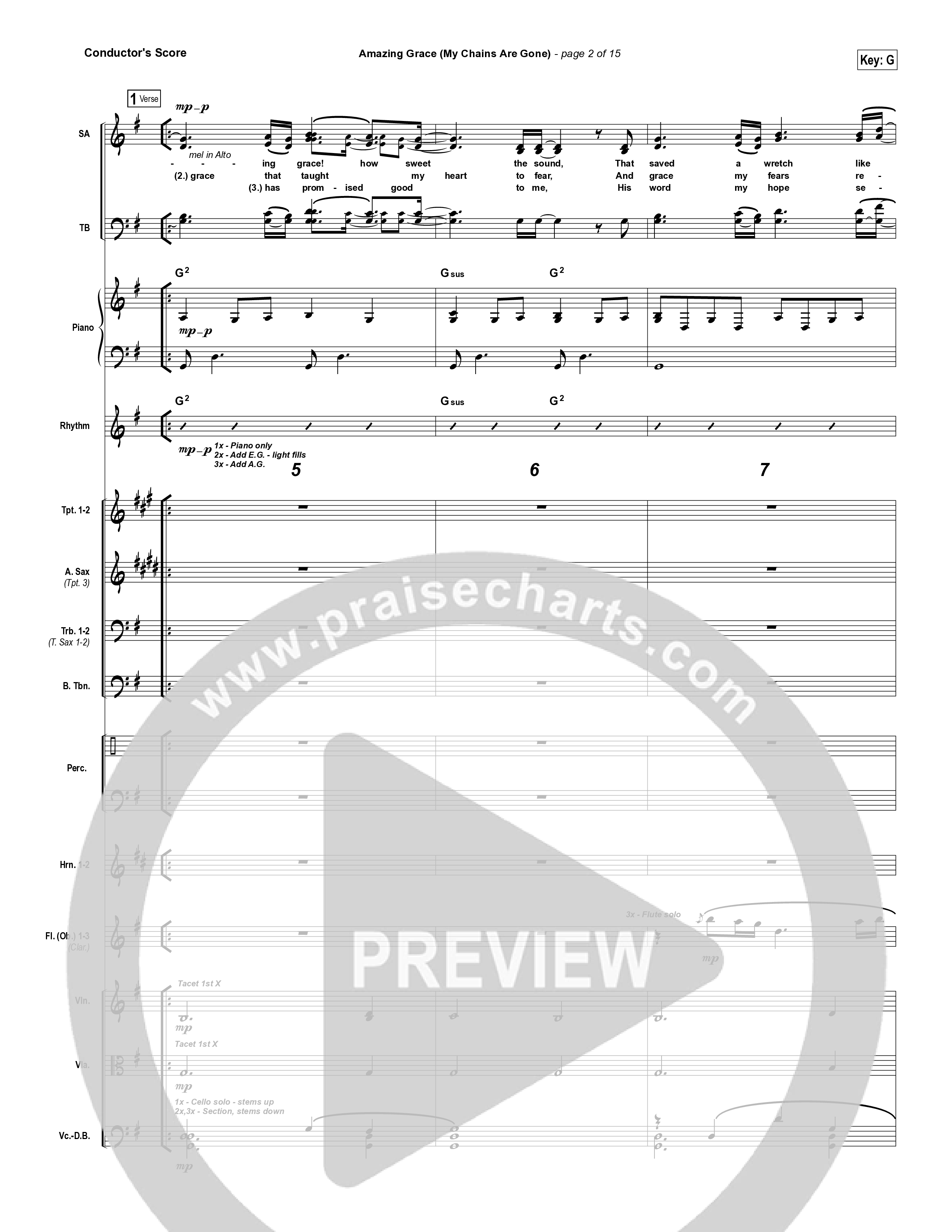 Amazing Grace (My Chains Are Gone) Orchestration (Chris Tomlin)