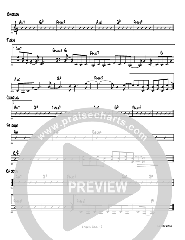 Kingdom Come Rhythm Chart (Cindy Cruse Ratcliff)