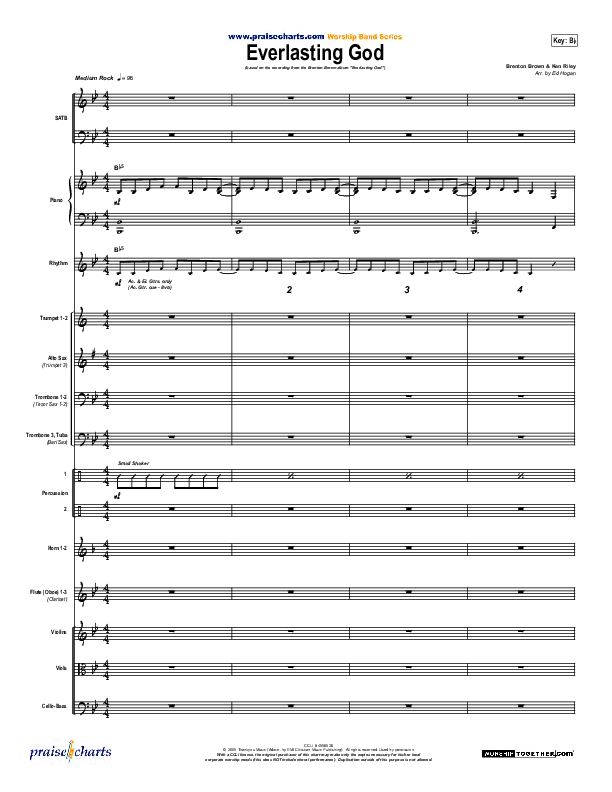 Everlasting God Conductor's Score (Brenton Brown)