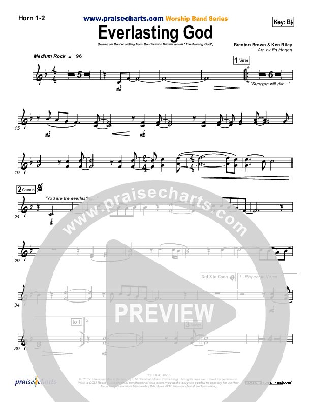 Everlasting God Brass Pack (Brenton Brown)