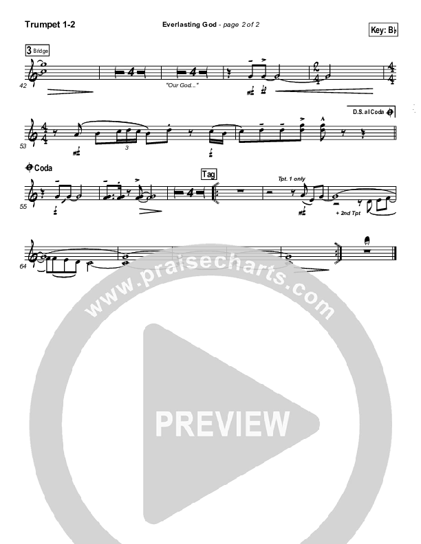Everlasting God Trumpet 1,2 (Brenton Brown)