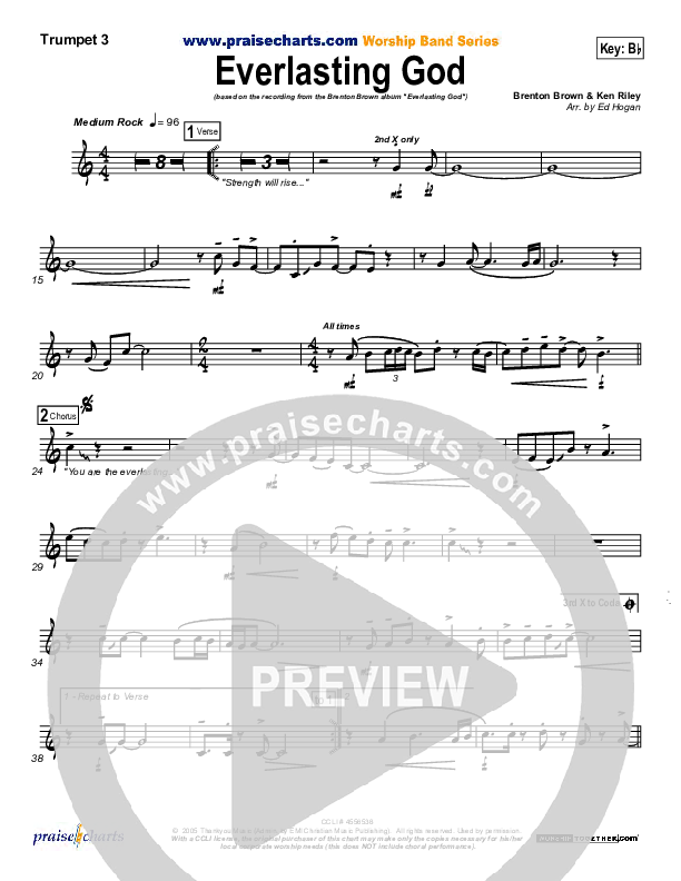 Everlasting God Trumpet 3 (Brenton Brown)