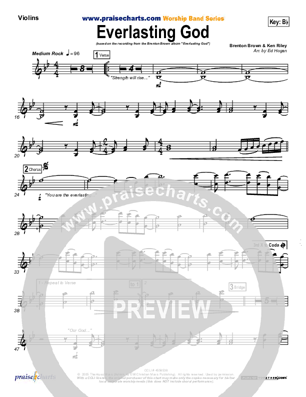 Everlasting God Violins (Brenton Brown)