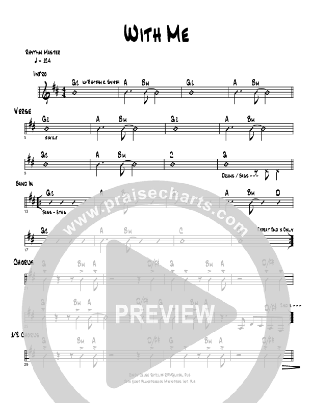 With Me Rhythm Chart (Cindy Cruse Ratcliff)