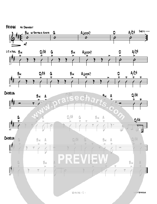 With Me Rhythm Chart (Cindy Cruse Ratcliff)