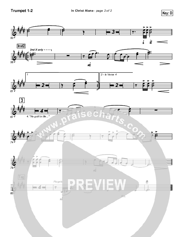 In Christ Alone Trumpet 1,2 (Geoff Moore)
