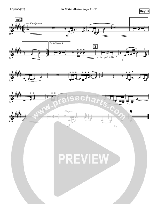 In Christ Alone Trumpet 3 (Geoff Moore)