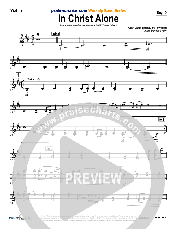 In Christ Alone Violins (Geoff Moore)