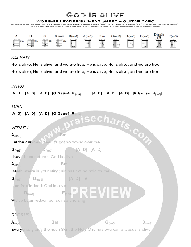 Cristo Vive Hoy (God Is Alive) Chords & Lyrics (Seth Condrey)