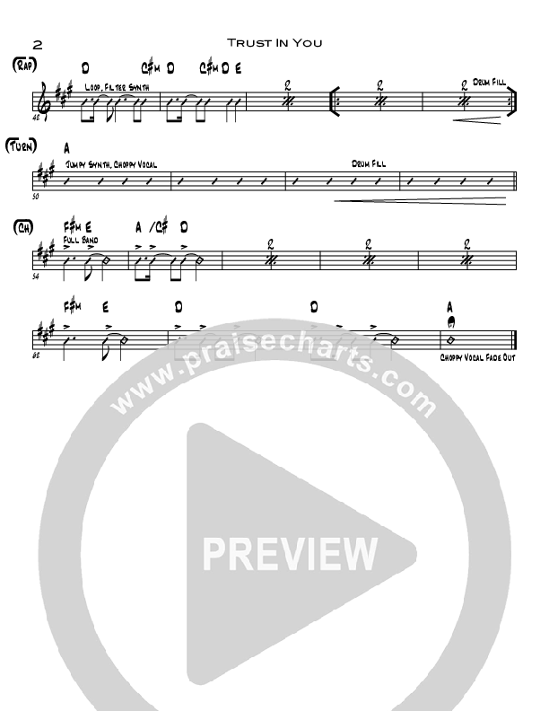 Trust In You Rhythm Chart (North Point Kids / Chrystina Fincher / Dustin Ah Kuoi)