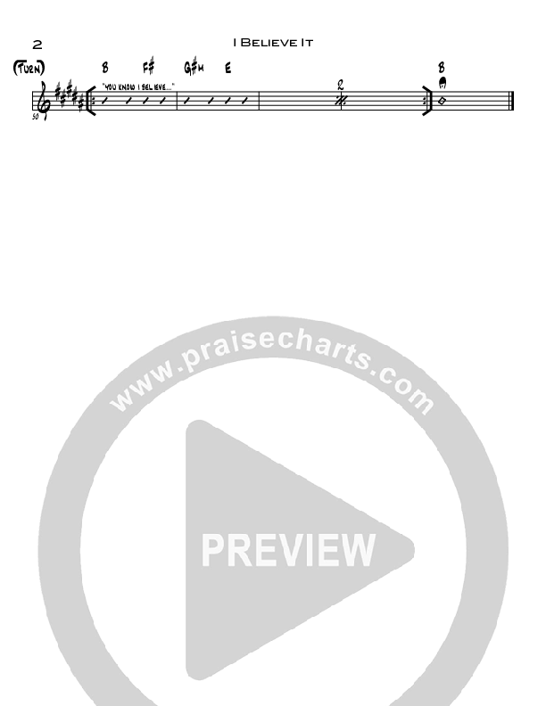 I Believe It Rhythm Chart (North Point Kids / Eddie Kirkland)