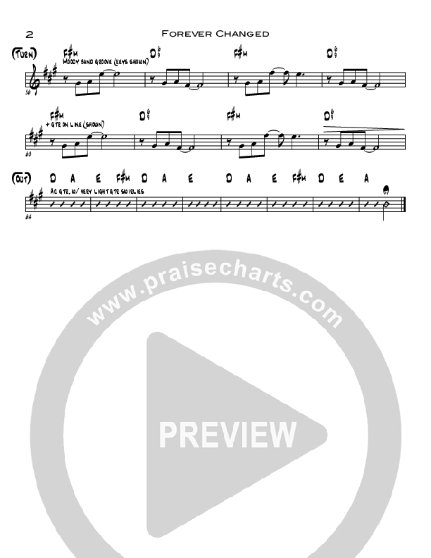 Forever Changed Rhythm Chart (Eddie Kirkland / North Point Worship)