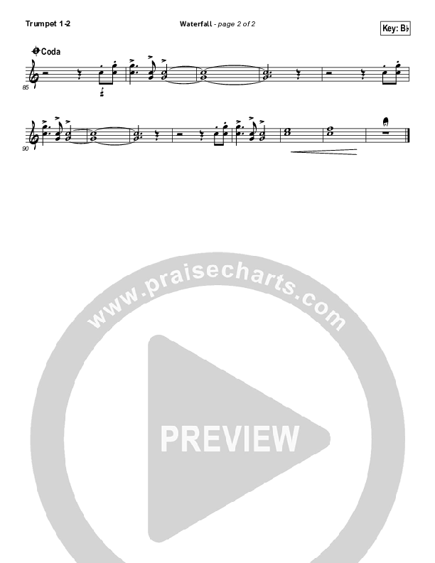 Waterfall Trumpet 1,2 (Chris Tomlin)