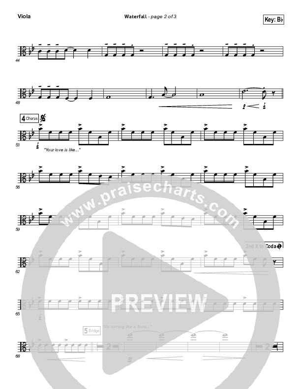 Waterfall Viola (Chris Tomlin)
