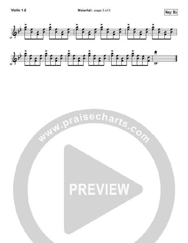 Waterfall Violin 1/2 (Chris Tomlin)