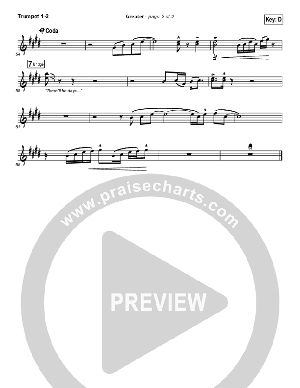 Greater Trumpet 1,2 (MercyMe)