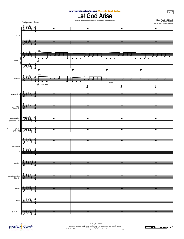 Let God Arise Conductor's Score (Chris Tomlin)