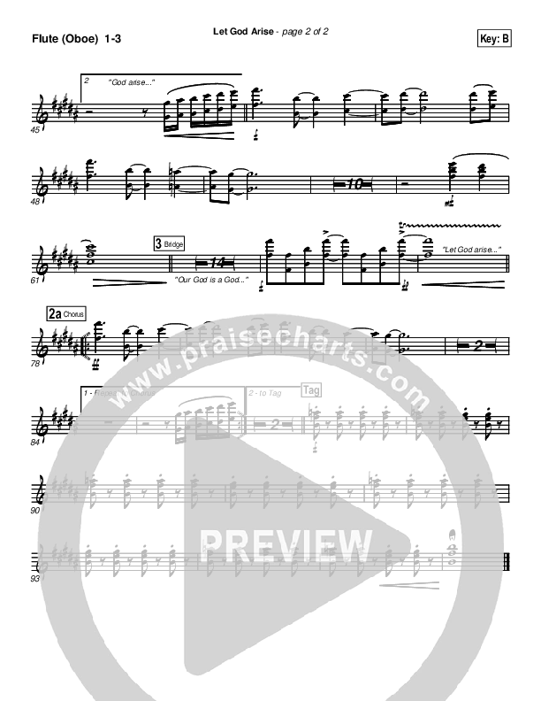 Let God Arise Flute/Oboe (Chris Tomlin)