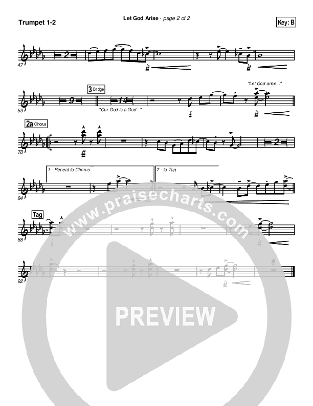 Let God Arise Trumpet 1,2 (Chris Tomlin)