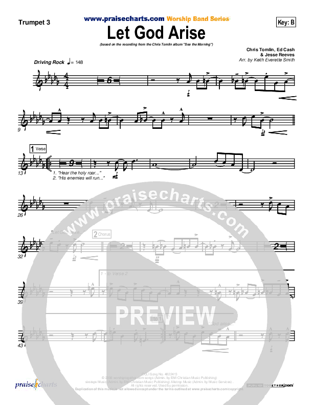 Let God Arise Trumpet 3 (Chris Tomlin)