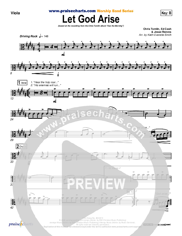 Let God Arise Viola (Chris Tomlin)