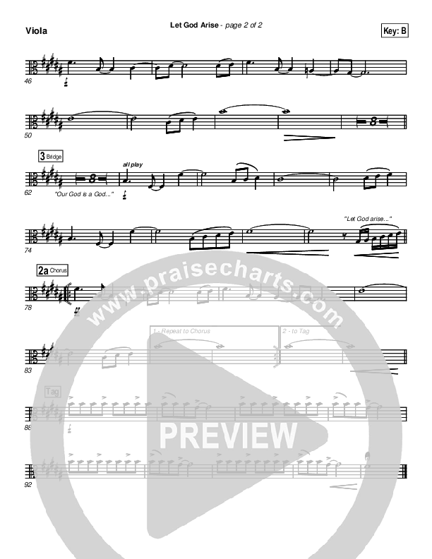 Let God Arise Viola (Chris Tomlin)