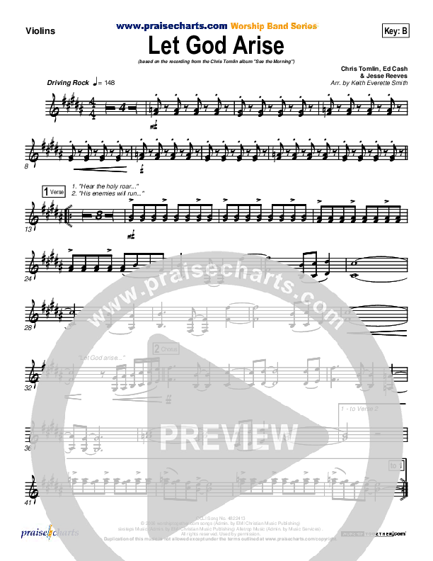 Let God Arise Violins (Chris Tomlin)