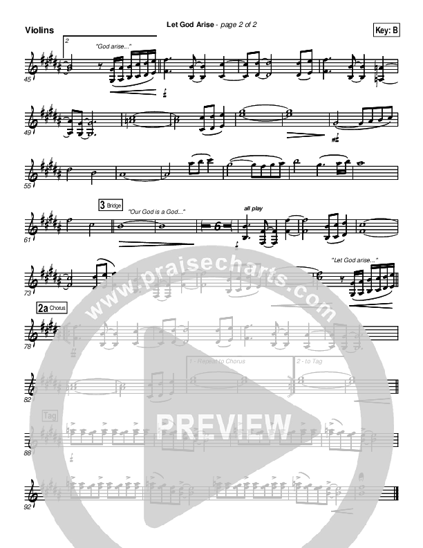 Let God Arise Violins (Chris Tomlin)