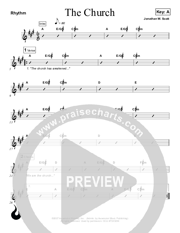 The Church Rhythm Chart (Ascension Worship)