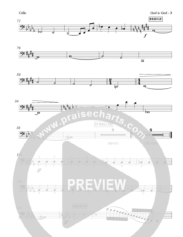 God Is God Cello (Charles Billingsley / Red Tie Music)