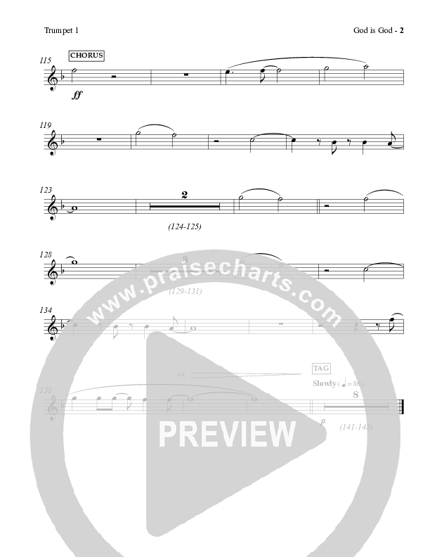 God Is God Trumpet 1 (Charles Billingsley / Red Tie Music)