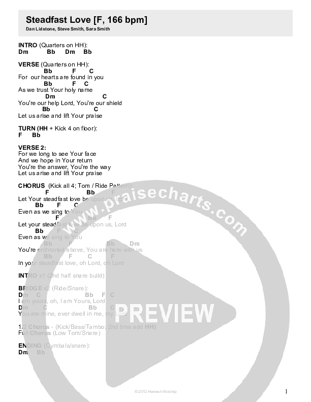 Steadfast Love Chords & Lyrics (Highpoint Collective)