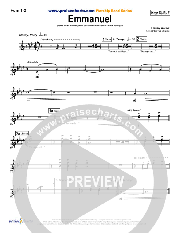 Emmanuel French Horn 1/2 (Tommy Walker)