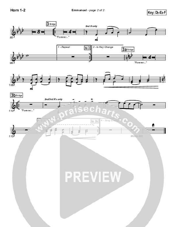 Emmanuel French Horn 1/2 (Tommy Walker)