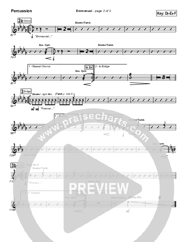 Emmanuel Percussion (Tommy Walker)