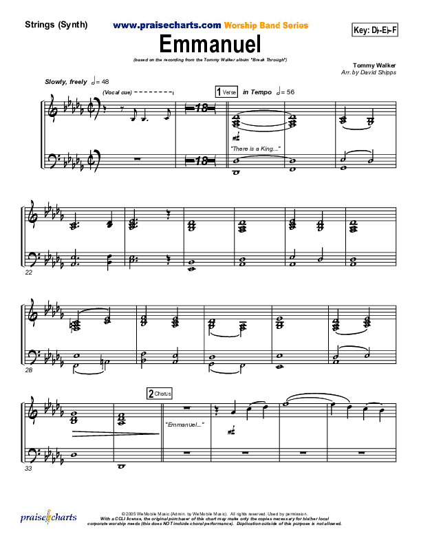 Emmanuel Synth Strings (Tommy Walker)