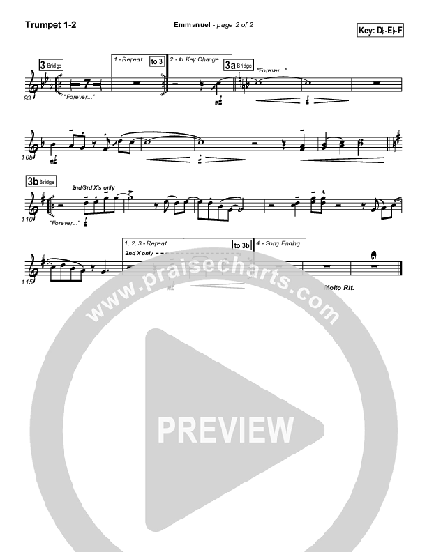 Emmanuel Trumpet 1,2 (Tommy Walker)